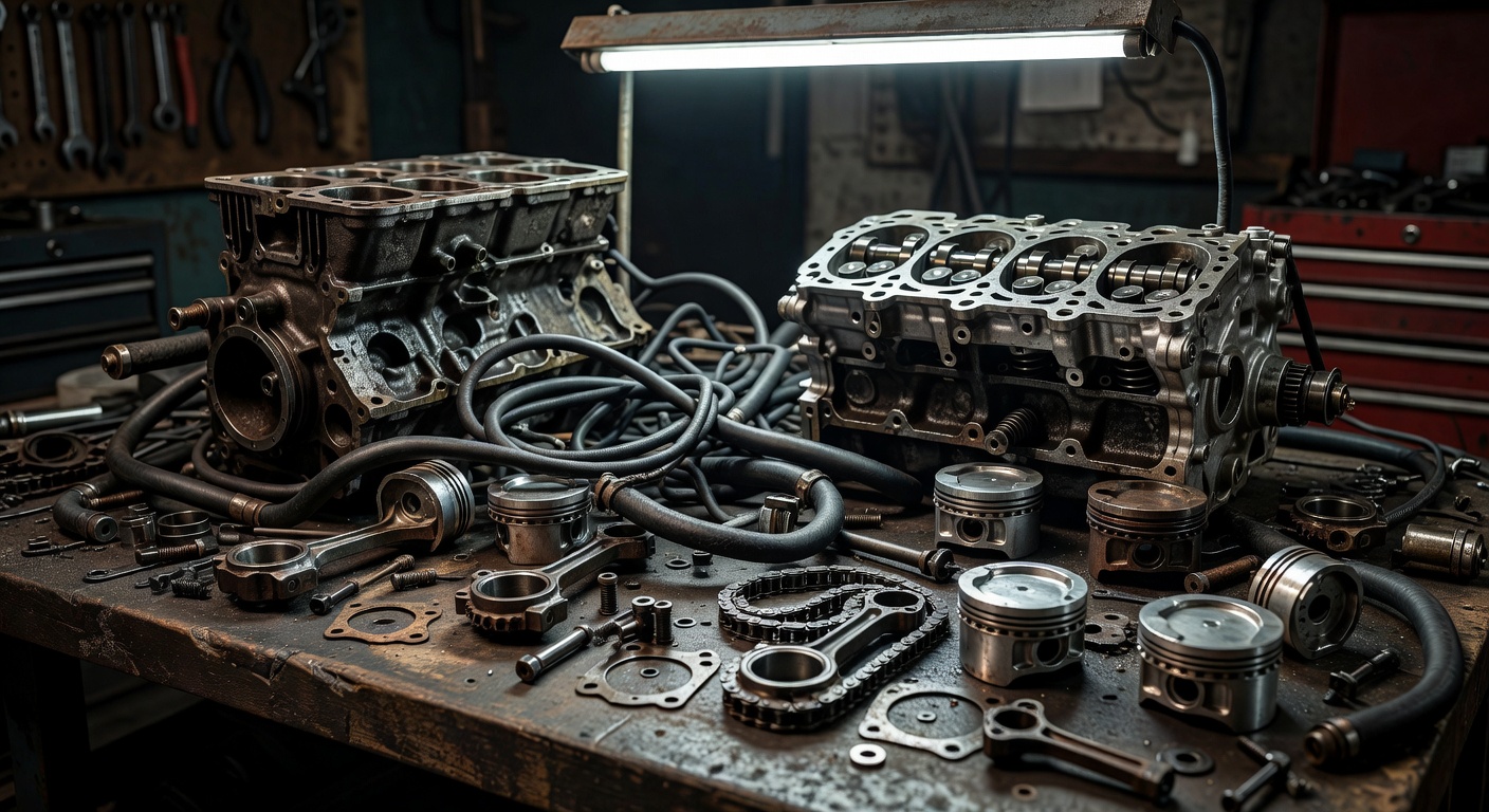 エンジンパーツの整備